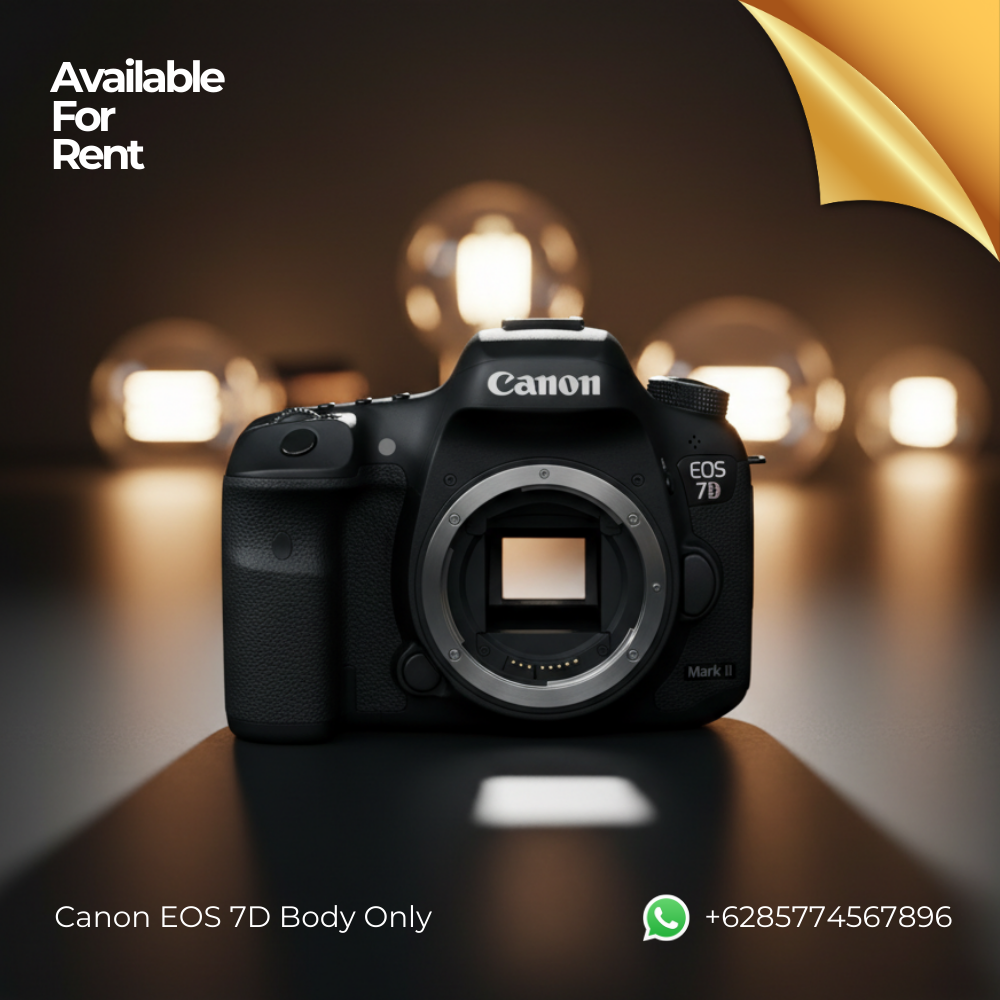 Sewa kamera Canon EOS 7D Body Only