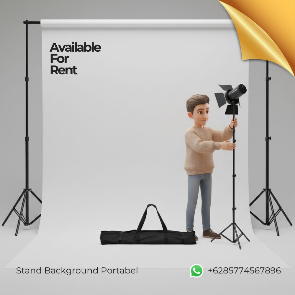 Sewa Stand Background Portabel