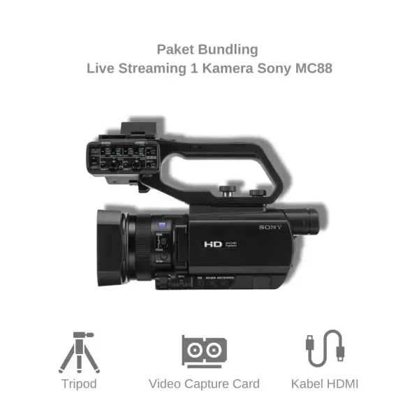 Sewa Kamera Live Streaming Sony MC 88